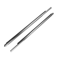 4 pièces de garnitures de moulures de vitres extérieures de porte de voiture, joints d'étanchéité pour Toyota Fortuner 2015-2022