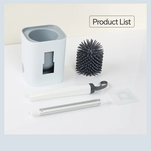 Spazzola per <span class=keywords><strong>Pulizia</strong></span> Manuale Ecologica con Manico Lungo in PP+TPR per Testa di Mazza da Golf, Gancio da Parete per Bagno, <span class=keywords><strong>WC</strong></span> e Fessure Domestiche - Product Image 3