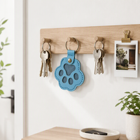 Porte-clés en cuir en forme de patte pour animaux de compagnie, pour conserver la fourrure de chat et de chien, souvenir pour animaux de compagnie, vente chaude