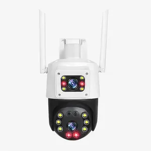 V380Pro Yoosee 4mp חיצוני 4G עדשה כפולה Ptz wifi IP מצלמת cctv 4mp מעקב אוטומטי אבטחה עמיד למים כרטיס SIM 4g מצלמת רשת