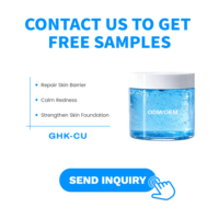 Gel rafraîchissant au cuivre bleu 100g GHK-CU Panthénol pour le soulagement des rougeurs après microneedling OEM