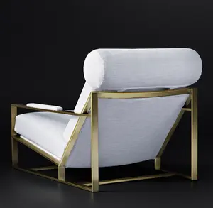 Sassanid Hot Sales Amerikaanse Ontwerp Stijl Enkele Fauteuil Moderne Voor Woninginrichting Luxe <span class=keywords><strong>Milo</strong></span> <span class=keywords><strong>Lounge</strong></span> Stof Stoel - Product Image 5