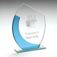 Plaque en cristal personnalisée Hypercrafts, récompense en verre pour la reconnaissance d'entreprise, souvenir, coffret cadeau d'affaires
