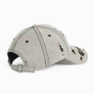 Casquettes de baseball personnalisées à 6 panneaux avec logo de marque, style vintage vieilli, vente en gros - Product Image 5