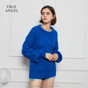 Pakaian rajut wanita berkualitas tinggi sweater wol rajutan kemeja Pullover pakaian rajut untuk wanita Ropa De Mujer pakaian wanita