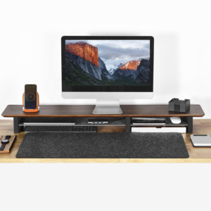 Samdi Ergonomic walunt Bàn kệ văn phòng nhà máy tính xách tay và máy tính đứng Studio Riser gỗ màn hình đứng - Product Image 4