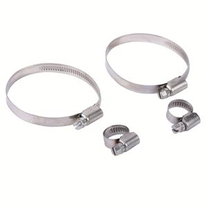 Colliers de serrage métriques OEM robustes à double boulon, galvanisés, pour raccords de tuyaux d'air, diamètre intérieur 12 mm - Product Image 1