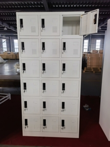 Casier en acier personnalisé à 18 portes pour l'école et la maison, casier de rangement, casiers métalliques pour la chambre à coucher - Product Image 4