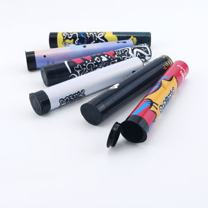 Tubo de Plástico para Empaque de 115 mm con Patrones Personalizados, Tubo de Plástico King Size de 109 mm, Tubo Preformado para Conos con Tapa Abatible - Product Image 5