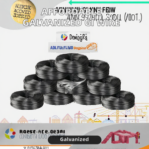 ลวดเหล็กชุบสังกะสีแบบจุ่มร้อน (ลวด GI) ราคาส่ง คุณภาพดี สำหรับแขวนเสื้อผ้า/อุปกรณ์ต่างๆ ต่อม้วน - Product Image 2