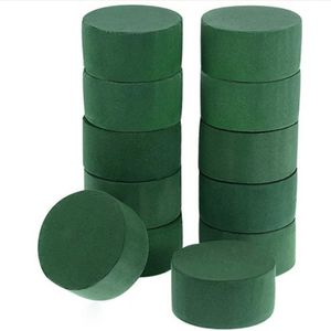 Penjualan Panas Blok Busa Bunga Bulat <span class=keywords><strong>Oasis</strong></span> Basah 4cm Produksi Grosir Kustom Busa Bunga Hijau Berkualitas Tinggi - Product Image 4