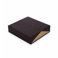 Boîte cadeau personnalisée recyclable à double porte avec compartiments en carton pour l'emballage de chocolats de luxe