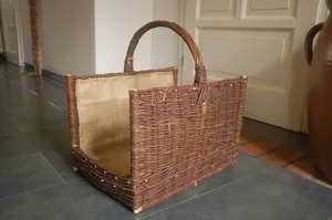 JY Large <strong>Fireplace</strong> Wood <strong>Log</strong> <strong>Basket</strong> Wicker Firewood <strong>Basket</strong> for Kindling Big <strong>Logs</strong> Elegant Wood <strong>Basket</strong> for <strong>Fireplaces</strong> &amp; Accessories - Product Image 5