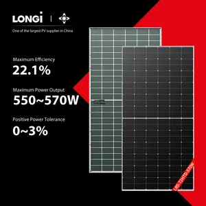Оптовая продажа, дешевые солнечные панели LONGi Costo 550 Вт, 555 Вт, 560 Вт, 565 Вт, 570 Вт, Лучшая цена, Высокоэффективная моносолнечная панель в наличии