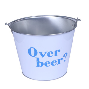 Seau à glace en métal gaufré de 5 L en fer blanc galvanisé, avec logo personnalisé imprimé en usine, pour l'Allemagne, Zhiguli, <span class=keywords><strong>Bunker</strong></span> Hill, Paul John - Product Image 4