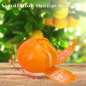 Juguetes antiestrés JITENG con forma de <span class=keywords><strong>naranja</strong></span>, suaves y perfumados, simulación de fruta, juguetes para apretar, regalo de cumpleaños, juguete novedoso - Product Image 4