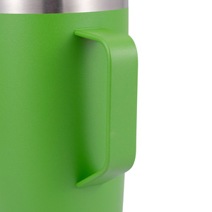 Taza <span class=keywords><strong>de</strong></span> café <span class=keywords><strong>de</strong></span> viaje con mango <span class=keywords><strong>de</strong></span> 20oz y 30oz, taza <span class=keywords><strong>de</strong></span> café <span class=keywords><strong>de</strong></span> viaje con revestimiento <span class=keywords><strong>de</strong></span> polvo frío aislado <span class=keywords><strong>de</strong></span> acero inoxidable 304 con asa - Product Image 5