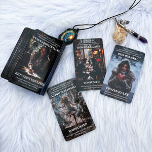 Jeu de cartes Oracle d'amour en gros, 56 cartes, pour la guérison des relations, le travail des ombres, l'orientation des <span class=keywords><strong>flammes</strong></span> <span class=keywords><strong>jumelles</strong></span> et des âmes sœurs, en papier écologique - Product Image 5