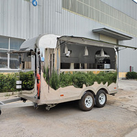 Caravane de restauration rapide, remorque alimentaire fermée, chariot à hot-dogs, remorque de traiteur pour les États-Unis et l'UE