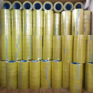 شريط لاصق أكريليك مخصص لختم الكرتون، شريط تغليف شحن للصناديق، شريط لاصق شفاف من البولي بروبيلين الموجه ثنائي المحور مع شعار - Product Image 5