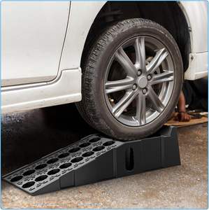 Rampas Negras para Coche de 3 Toneladas/6600 Libras de Capacidad, Rampas Portátiles de Alta Resistencia para Lavado, Reparación y <span class=keywords><strong>Cambio</strong></span> de <span class=keywords><strong>Aceite</strong></span> de Coches, 2 Piezas - Product Image 4