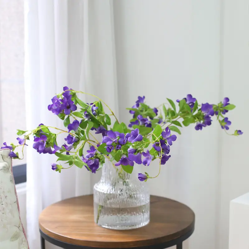 High Imitation Morning Glory Home Indoor Decoration Artificial Flowers Natural Decorative Bouquet Silk Flower Glory