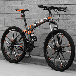 Vélos de course pliables 24, 26, 27,5, 29 pouces – VTT pliable de qualité supérieure, facile à plier et à transporter, en alliage - Product Image 4