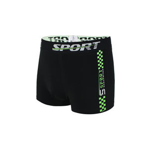 Caleçon de qualité de luxe tricoté doux imprimé multicolore pour hommes avec logo personnalisé pour l'exportation - Product Image 3