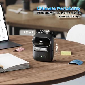 <span class=keywords><strong>Impresora</strong></span> Térmica Portátil M108 para Fotos y Etiquetas, <span class=keywords><strong>Impresora</strong></span> de Bolsillo de 2 Pulgadas, Inalámbrica, Móvil, Económica, Venta al por Mayor - Product Image 2