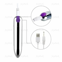 JoyPark Nippel Klitoris G-Punkt Massage USB wiederauf ladbare wasserdichte Silikon starke Vibration Mini Bullet Vibrator für Frauen