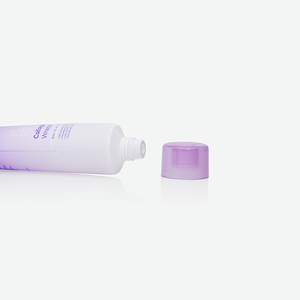 Gradient Lavender PE Squeeze Tube Custom Logo Print Soft Tube With Light Purple Round screw Cap For Collagen <b>Sleeping</b> <b>Mask</b> - Product Image 2