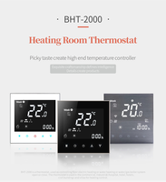 Termostato Inteligente para Calefacción por Suelo Radiante Becasmart BHT-2000, Panel de Control de Temperatura Programable por WiFi
