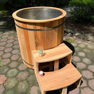 Terapi celup dingin bak mandi es kayu, terapi tetes dingin, kontrol fisik, pemulihan kinerja fisik, bak dingin - Product Image 2