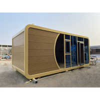 Villa mobile en acier préfabriqué de conception haut de gamme, maison-conteneur isolée de luxe