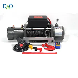 DAO 12V 12000lbs 4x4 Off Road Jeep Treuil électrique avec corde synthétique