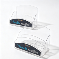 Support de brochure en acrylique transparent pour bureau, présentoir de prospectus de table, support d'affichage de dépliants et d'affiches pour comptoir