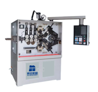 Machine à bobiner les ressorts CNC 3D 5 axes haute efficacité Huiting, pour ressorts de compression de 2 à 6 mm, mode double point, diamètre extérieur max.