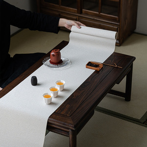 Mantel de tela para mesa Guanlan Home, estilo chino Zen, impermeable, aislante del calor, para ceremonia del té - Product Image 2