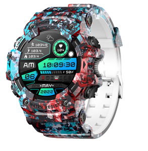 นาฬิกาข้อมืออัจฉริยะมีเข็มทิศสำหรับผู้หญิงมีหน้าจอสัมผัสทรงกลม LC21 DF นาฬิกาอัจฉริยะแบบ relojes แฟชั่นพร้อมไฟฉาย - Product Image 3