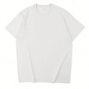 Design Custom logo Pure Cotton T-<b>shirt</b> High Quality Solid Color Casual Style logo Custom Design - Product Image 4