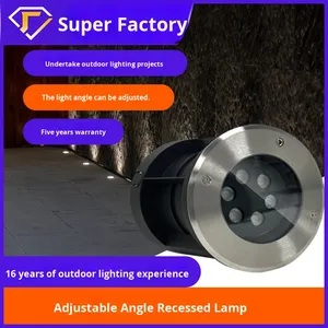 Projecteur encastré étanche carré à angle réglable pour <span class=keywords><strong>pelouse</strong></span> en aluminium paysager - Product Image 4