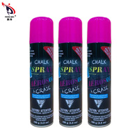 Peinture à la craie en spray sûre, non toxique, écologique, lavable, temporaire, pour les fêtes d'anniversaire, inodore, pour meubles