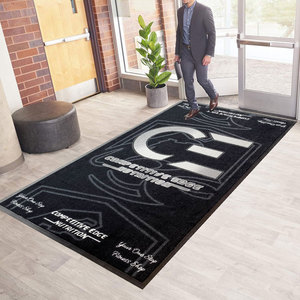 Alfombra antideslizante, alfombrilla de goma para suelo, alfombrillas con logotipo personalizado de la industria del fitness, alfombrilla con logotipo impreso de inyección de tinta - Product Image 1