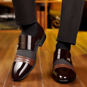 Zapatos de Vestir Formales para Hombre, Transpirables, Estilo Británico, Talla Grande, Cómodos, de Cuero PU, con Punta y Diseño Calado - Product Image 6