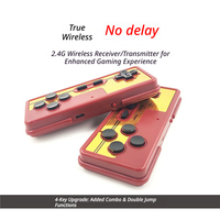 Console de jeu familiale pour enfants en gros avec deux manettes sans fil 2.4G, prise en charge 4K HD, design rétro classique pour la personnalisation/la vente en gros