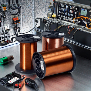 Pure <strong>Copper</strong> Enamelled <strong>Wire</strong> 0.2-3mm Electric <strong>Wire</strong> - Product Image 1