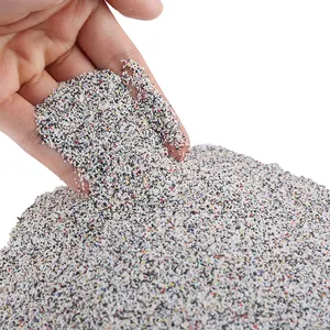 제조자가 직접 공급하는 플라스틱 제품 형 청소 항공기 페인트 제거 모래 분사 수지 모래