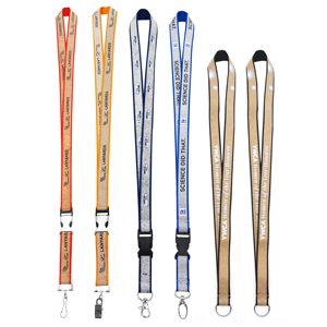 Wholesale Custom Reflective Neck Strap <b>Lanyards</b> Shiny Bling Glitter Gold Silver Made Durable <b>Polyester</b> Offset Gravure Embossing - Product Image 6