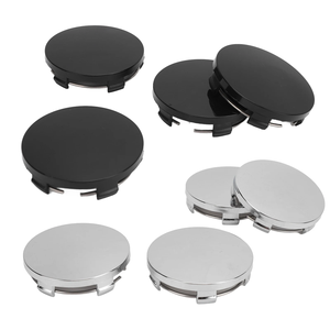 Tapas Centrales para Ruedas de Coche de Plástico ABS de 64 mm y 68 mm, Cubierta de Rueda con Adhesivo de Aluminio de 45 mm - Product Image 1