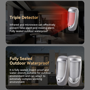 2025 hệ thống báo động cảm biến không thấm nước hồng ngoại cảm biến chuyển động báo động 12V Có Dây ngoài trời <span class=keywords><strong>PIR</strong></span> cảm biến chuyển động - Product Image 6